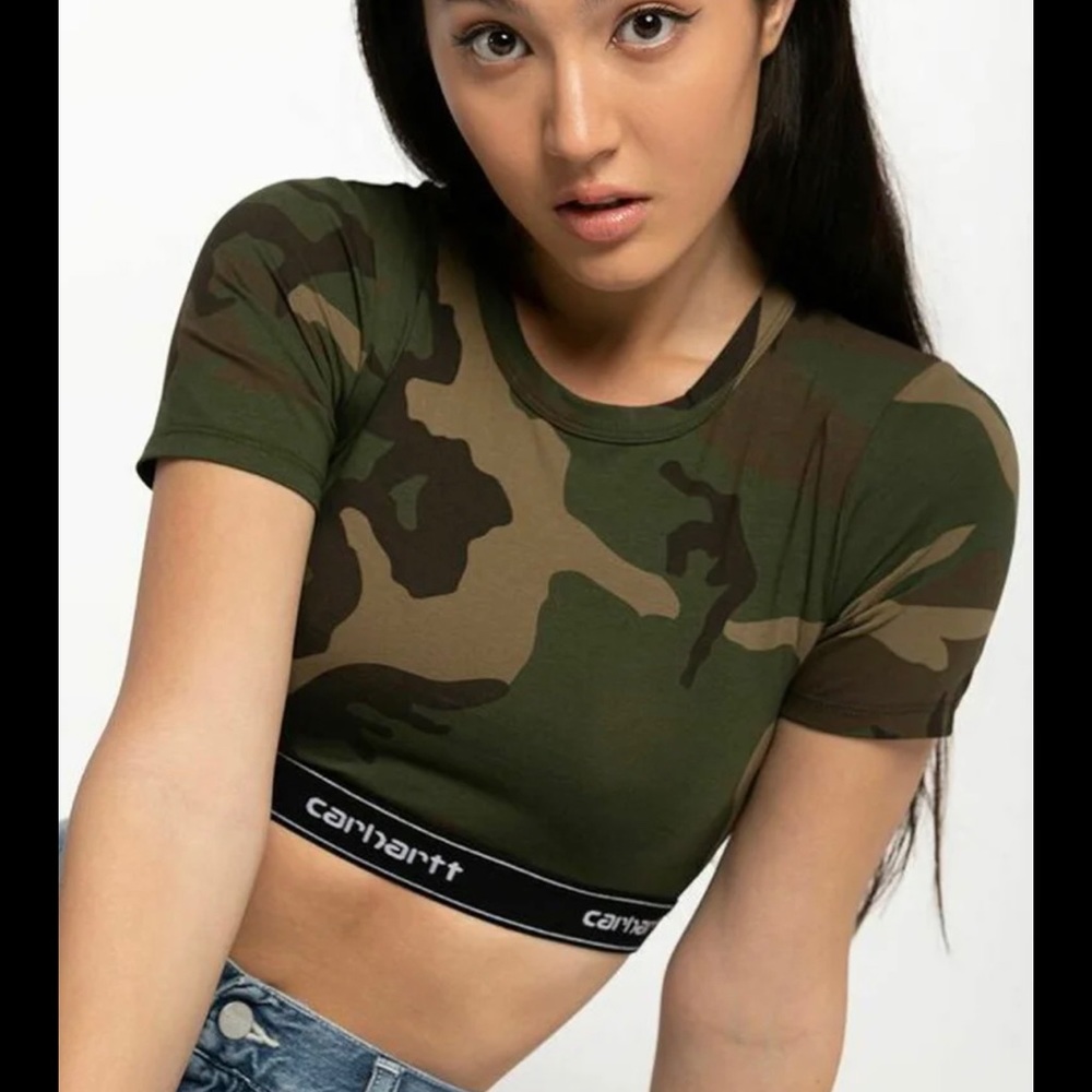 Carhartt WIP Camo Crop Top